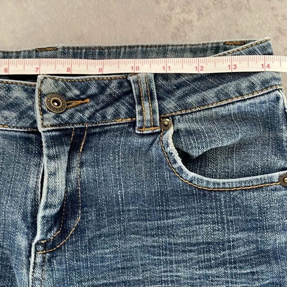 Buffalo David Bitton Rox-X women’s jeans faded distressed bootcut‎ Y2K size 28